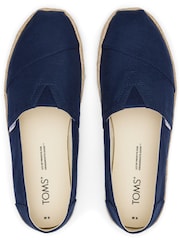 Темно-синий - TOMS Alpargata Cotton Rope Shoes - Image 5 of 6