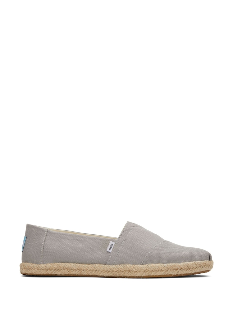 Серый - TOMS Alpargata Cotton Rope Shoes - Image 1 of 6