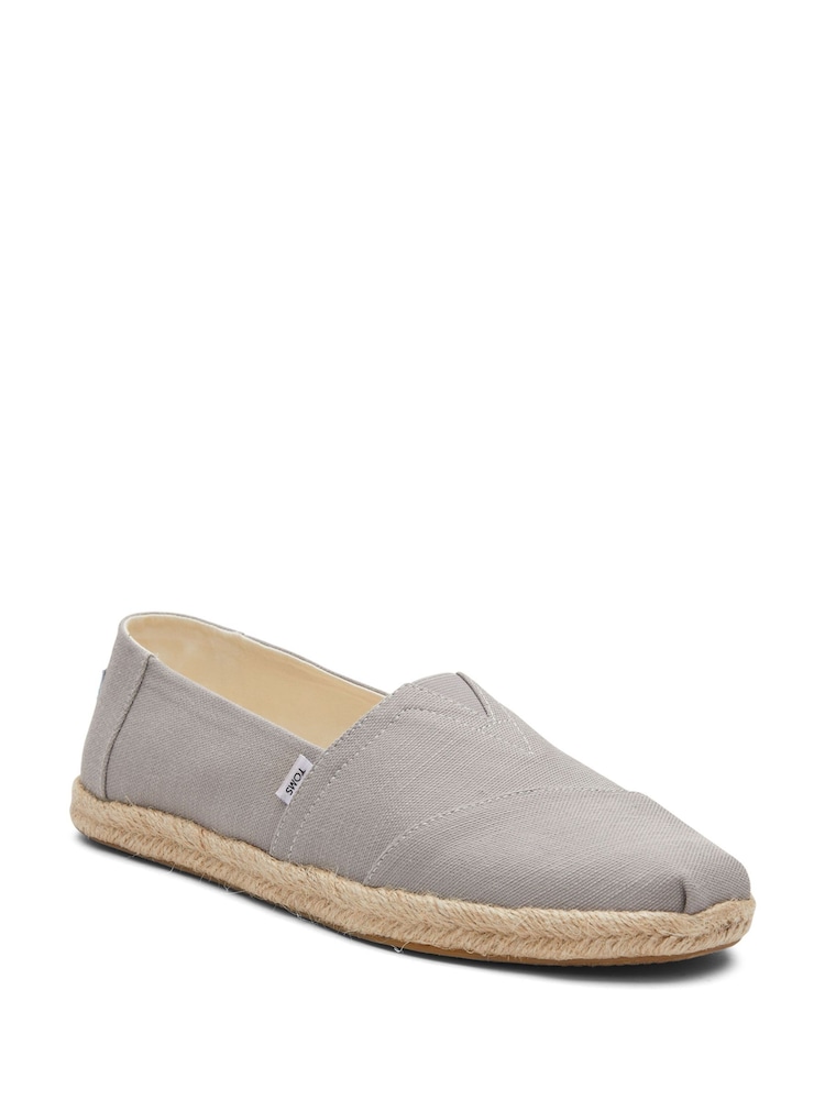 Серый - TOMS Alpargata Cotton Rope Shoes - Image 2 of 6