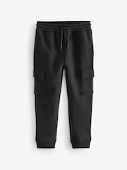 Black/Green Slim Fit Slim Cargo Joggers 2 Pack (3-16yrs) - Image 2 of 6