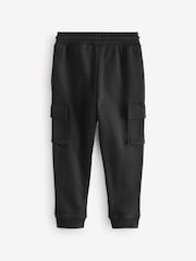 Black/Green Slim Fit Slim Cargo Joggers 2 Pack (3-16yrs) - Image 3 of 6