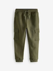 Black/Green Slim Fit Slim Cargo Joggers 2 Pack (3-16yrs) - Image 4 of 6
