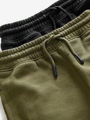Black/Green Slim Fit Slim Cargo Joggers 2 Pack (3-16yrs) - Image 5 of 6