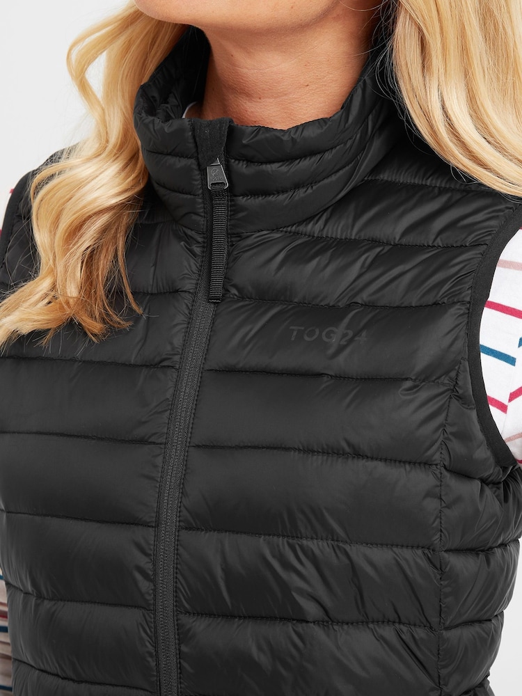 Zwart - Tog 24 Gibson geïsoleerd gilet damesbodywarmer - Image 5 of 7