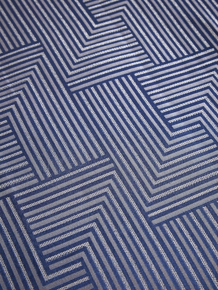 Laurence Llewelyn-Bowen Navy Blue Palladio Duvet Cover And Pillowcase Set - Image 4 of 4