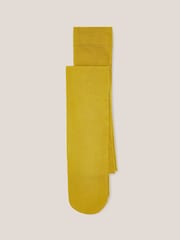 White Stuff Yellow Patty Plain Tights - Image 2 of 3