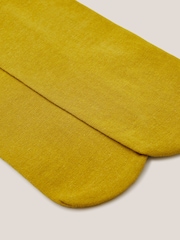 White Stuff Yellow Patty Plain Tights - Image 3 of 3