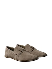 Calvin Klein Brown Suede Boat Shoes - Image 3 of 6