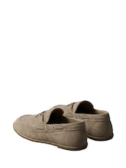 Calvin Klein Brown Suede Boat Shoes - Image 4 of 6