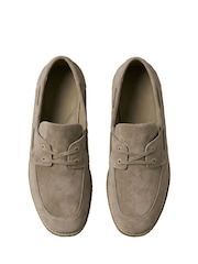 Calvin Klein Brown Suede Boat Shoes - Image 5 of 6