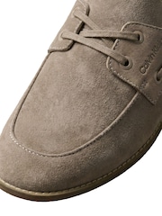 Calvin Klein Brown Suede Boat Shoes - Image 6 of 6