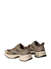 Calvin Klein Brown Knit Mesh Runner Trainers - Image 4 of 6
