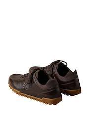 Calvin Klein Brown Shiny Organza Runner Trainers - Image 4 of 6