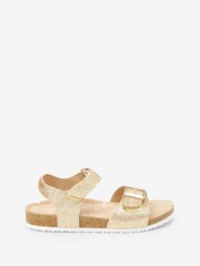 Gold Standard Fit (F) Leather Corkbed Sandals - Image 1 of 5