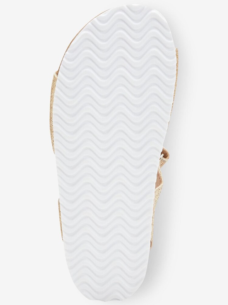 Gold Standard Fit (F) Leather Corkbed Sandals - Image 5 of 5