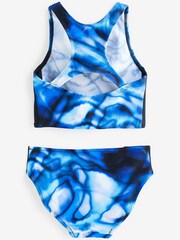 Blue/Black Sports Bikini (3-16yrs) - Image 4 of 4