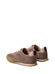 Calvin Klein Nude Suede Runner Trainers - Image 4 of 6