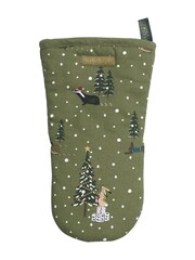 Sophie Allport Green Festive Forest Oven Mitt - Image 1 of 2