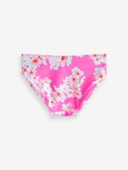 Bright Pink Floral Bikini (3-16yrs) - Image 3 of 4
