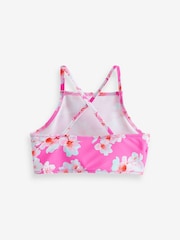 Bright Pink Floral Bikini (3-16yrs) - Image 4 of 4