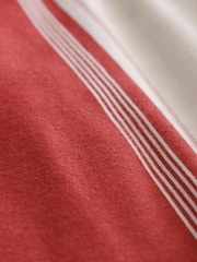 Fusion Red Betley Brushed 100% Cotton Duvet Cover and Pillowcase Set - Image 4 of 4