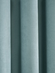 Fusion Blue Strata Dimout Room Darkening Eyelet Curtains - Image 3 of 4