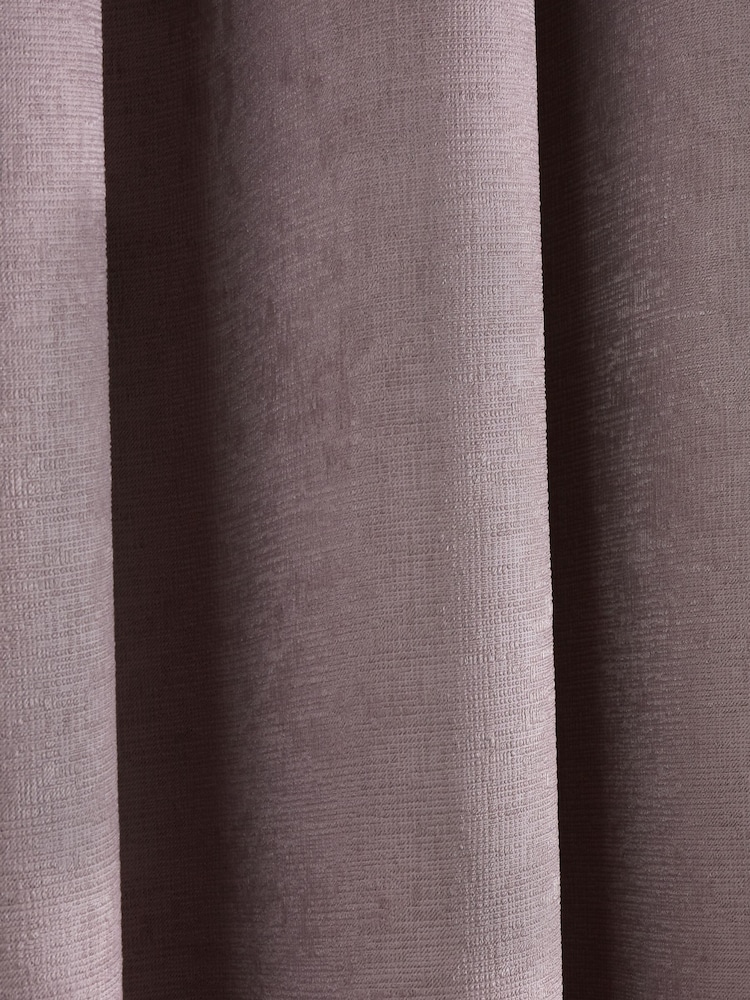 Fusion Strata Room Darkening Woven Pair of Eyelet Curtains - Image 3 of 4