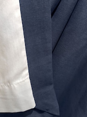 Fusion Blue Sorbonne Eyelet 100% Cotton Curtains - Image 4 of 4