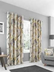 Fusion Ensley Eyelet 100% Cotton Curtains - صورة 1 من 4