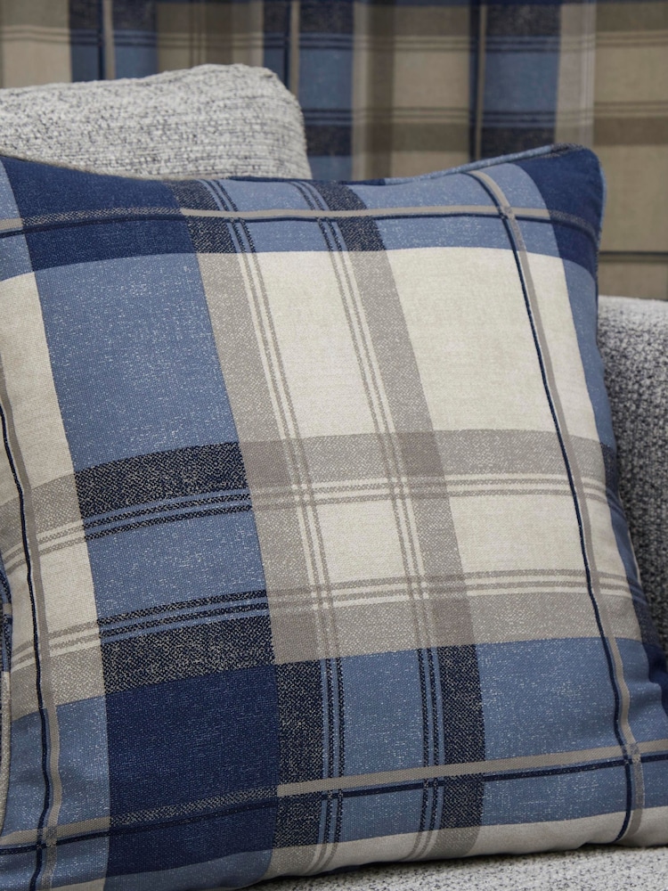 Fusion Balmoral Check 100% Cotton Filled Cushion - Изображение 1 из 2