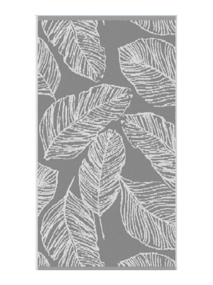 Fusion Grey 100% Cotton Matteo Jacquard Towel - Image 1 of 3