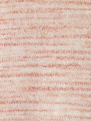 Pink Knitted Polo Shirt With Linen - Image 7 of 7