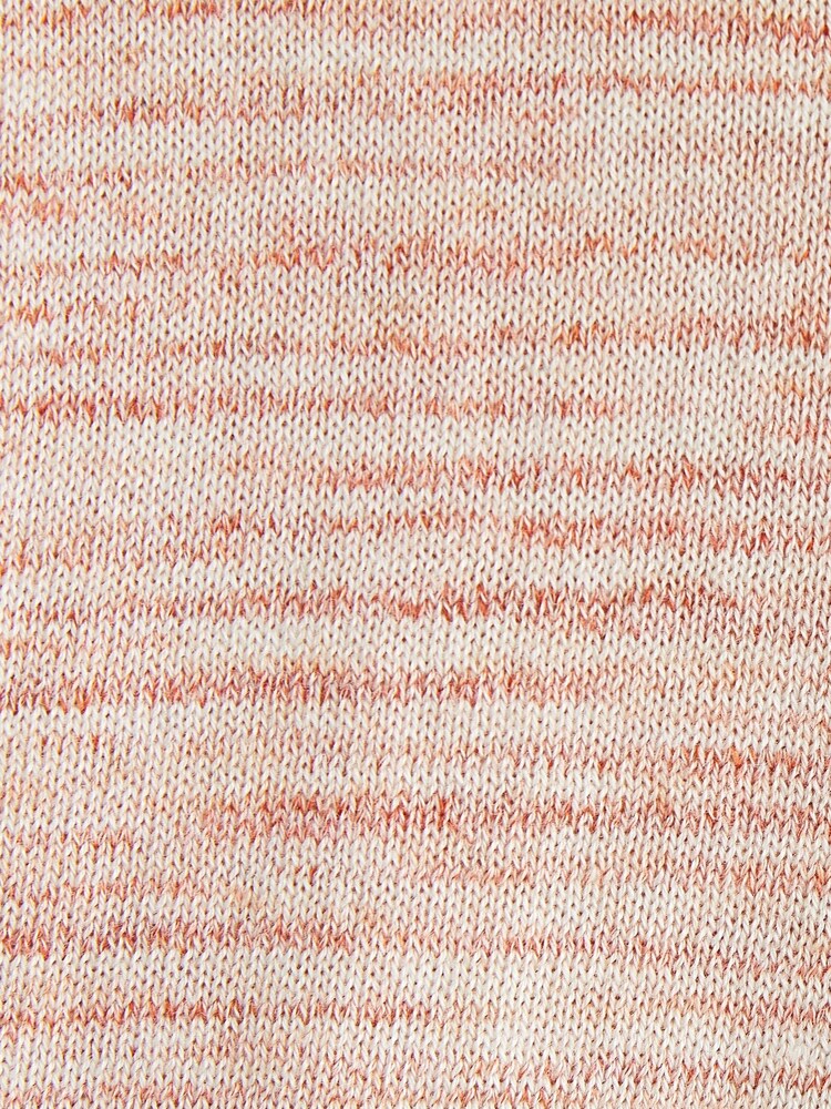 Pink Knitted Polo Shirt With Linen - Image 7 of 7