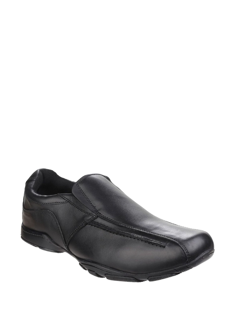 Hush Puppies Bespoke Senior School Black Shoes - Image 2 of 4