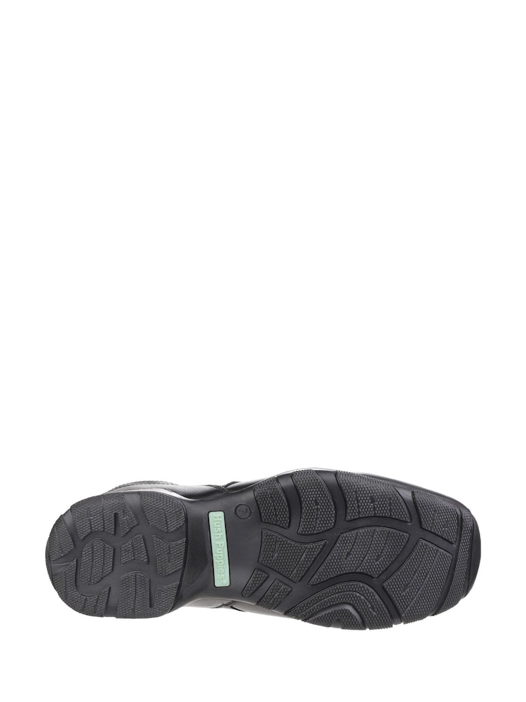 Hush Puppies Bespoke Senior School Black Shoes - Image 4 of 4