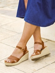 Pavers Tan Pavers Lightweight Platform Espadrilles - Image 1 of 6