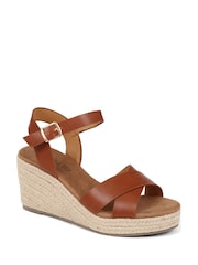 Pavers Tan Pavers Lightweight Platform Espadrilles - Image 3 of 6