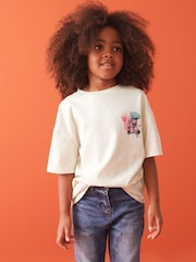 Ecru White Bears Oversized Graphic T-Shirt (3-16yrs) - Image 3 of 7