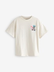 Ecru White Bears Oversized Graphic T-Shirt (3-16yrs) - Image 5 of 7
