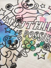 Ecru White Bears Oversized Graphic T-Shirt (3-16yrs) - Image 7 of 7