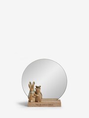Natural Bertie and Rosie Vanity Mirror - Image 2 of 6