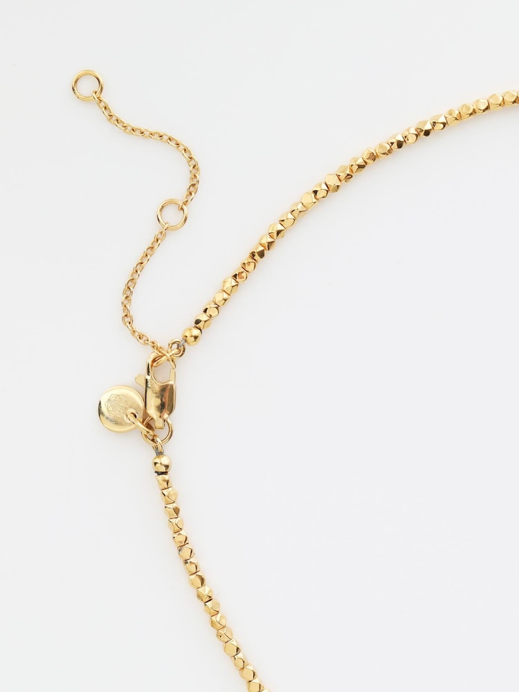 Carrie Elizabeth Gold Plated Soleil Chain Necklace - Image 2 of 5 Carrie Elizabeth Gold Plated Soleil Chain Necklace - Image 2 of 5