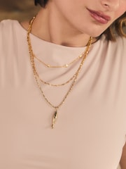 Carrie Elizabeth Gold Plated Soleil Chain Necklace - Image 5 of 5