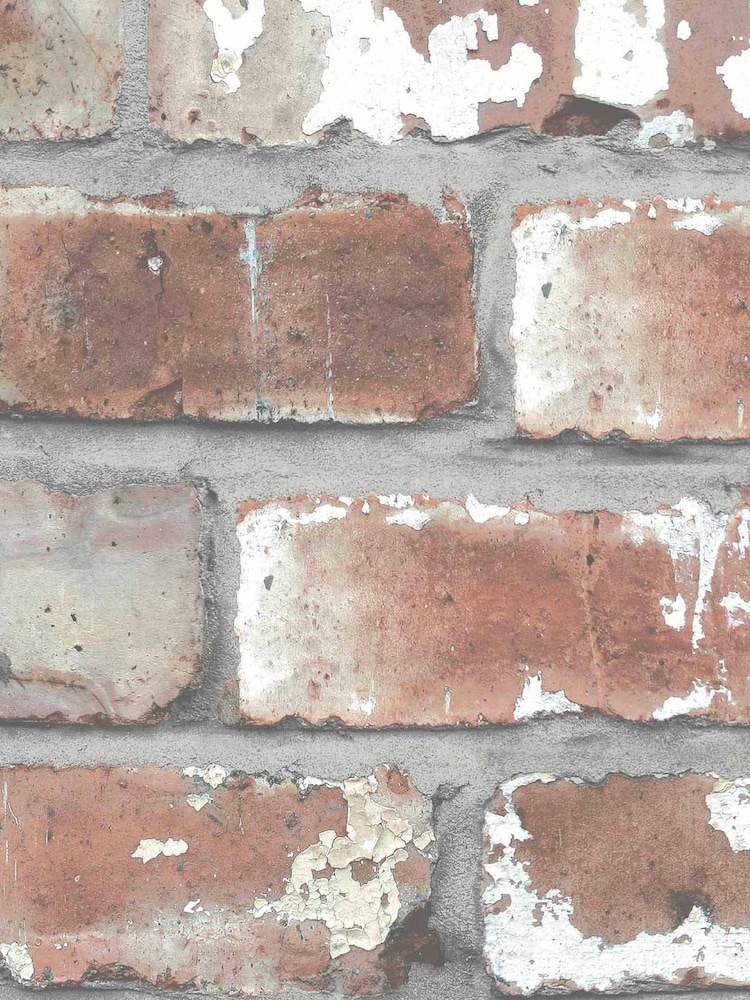 Woodchip & Magnolia Red Real Red Brick Wallpaper - Image 4 of 4