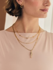 Carrie Elizabeth Gold Plated Molten Diamond Fish Pendant - Image 3 of 3