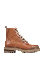 Jones Bootmaker Susanna Leather Black Hiker Boots - Image 2 of 6