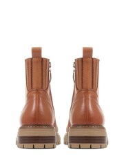 Jones Bootmaker Susanna Leather Black Hiker Boots - Image 4 of 6