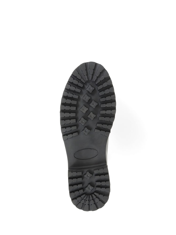 Usnjeni mokasini z debelim Črna Jones Bootmaker Love - Slika 5 iz 5