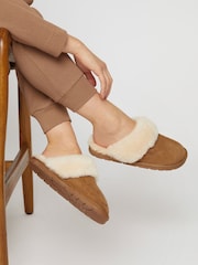 Jones Bootmaker Sheepskin Mule Slippers - Image 1 of 6