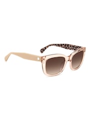 kate spade new york Tammy Transparent Front Nude Sunglasses - Image 1 of 4